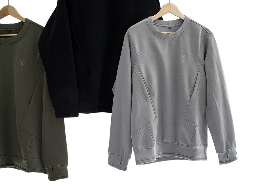 SAGE SweatShirts　-　silver, khaki, black